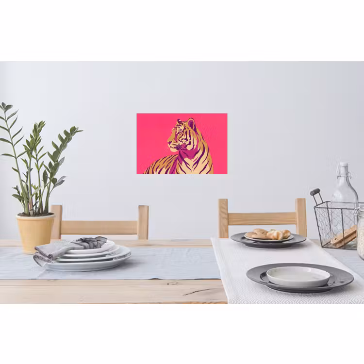 Wandtattoo – Tiger - Modern - Neon — 4
