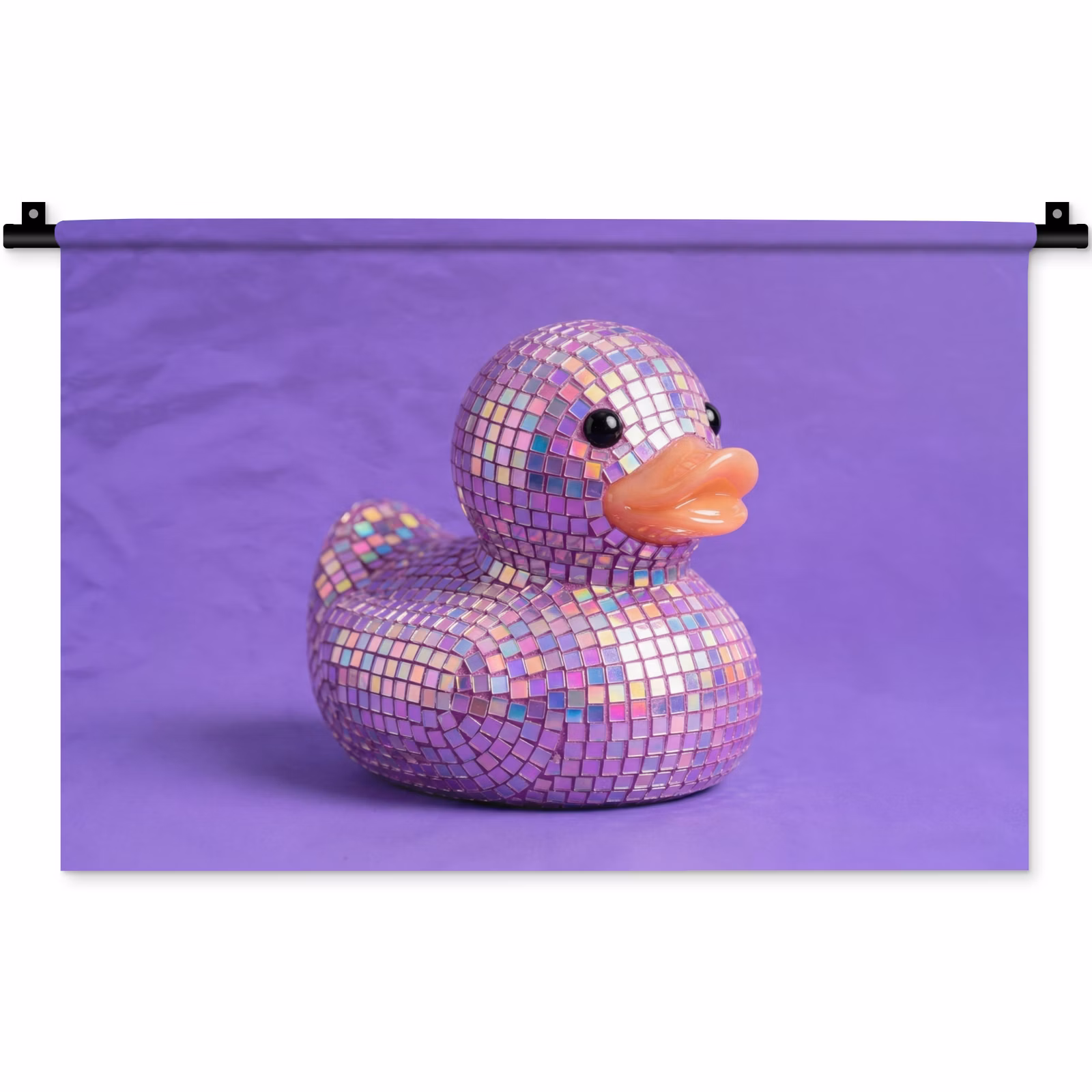 Wandteppich - Disco - Ente - Lila — 1