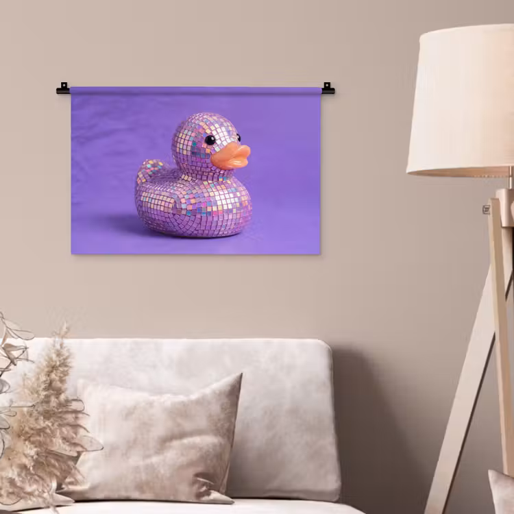 Wandteppich - Disco - Ente - Lila — 2