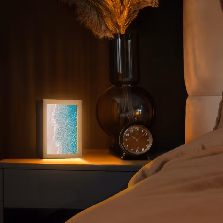 Tischlampe - Küstengebiet - Sand - Blau — 2