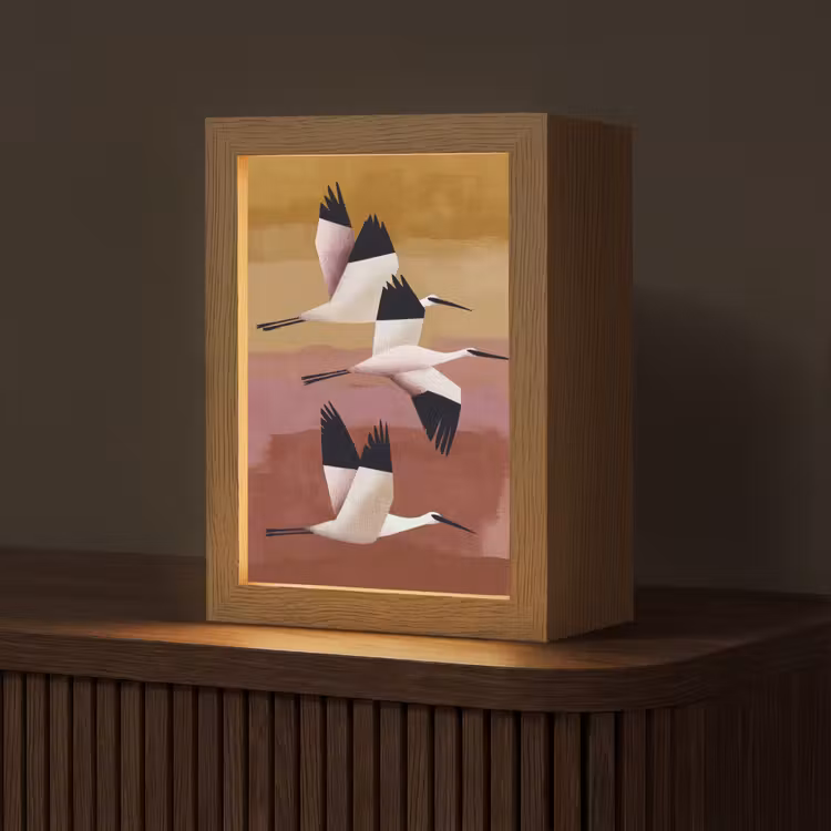 Tischlampe - Vögel - Schnabel - Abstrakt — 1