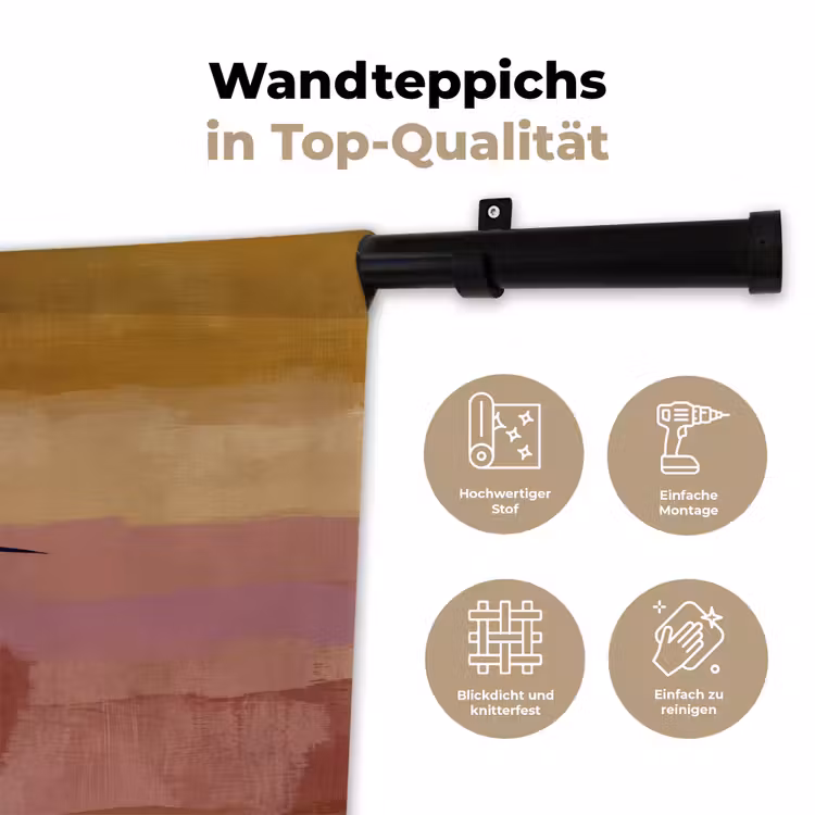 Wandteppich - Vögel - Schnabel - Abstrakt — 7