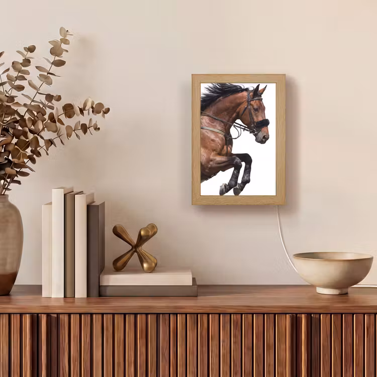 Tischlampe - Pferd - Springen - Modern — 4