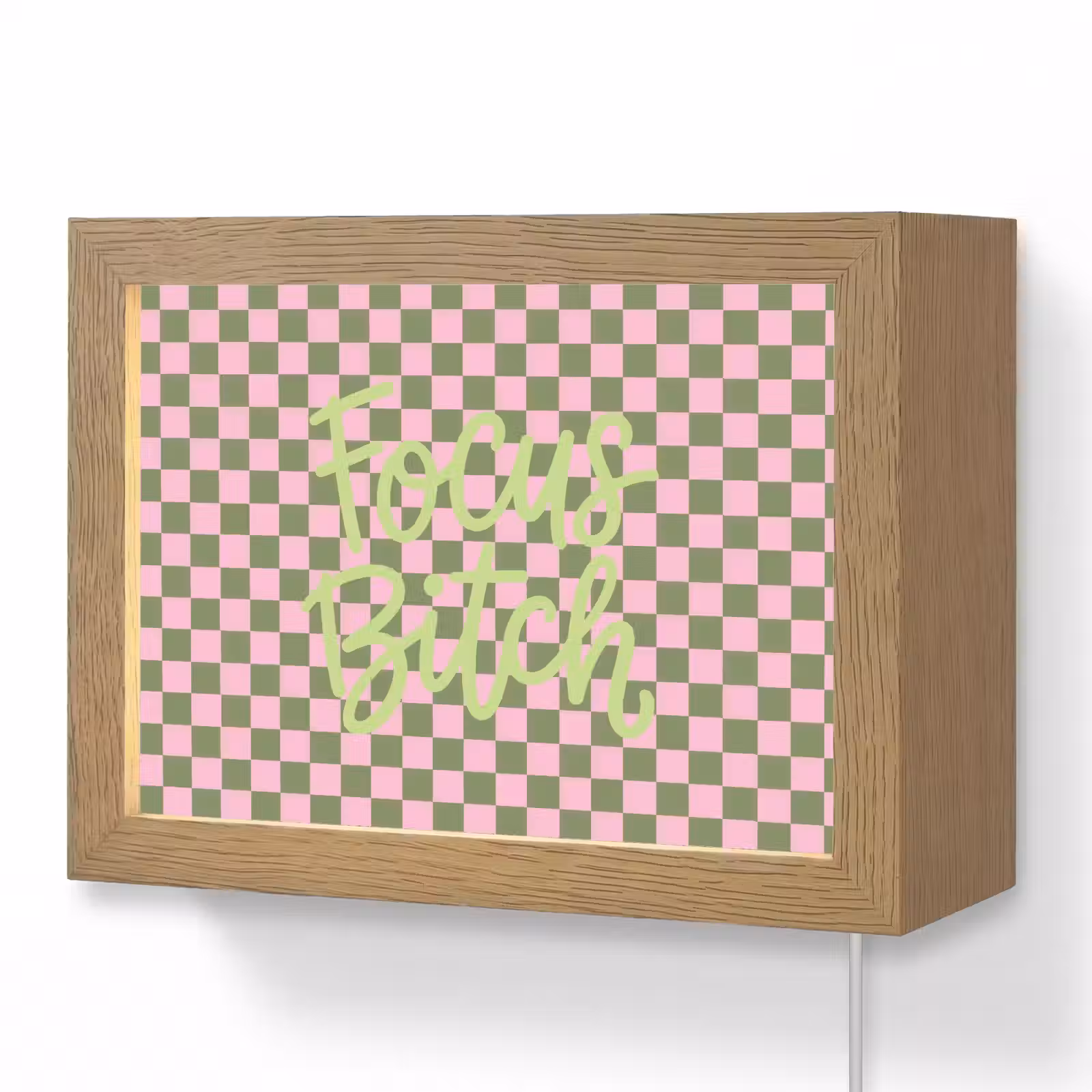 Lightbox - Wandleuchte - Fokus - Boxen - Rosa — 1