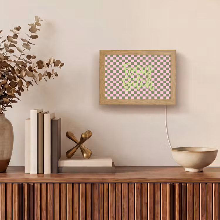 Lightbox - Wandleuchte - Fokus - Boxen - Rosa — 4