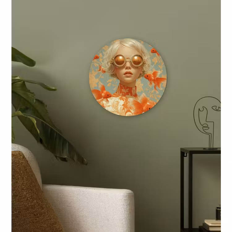 Forexbild Rund - Goldfisch - Orange - Weiblich - Blond — 3