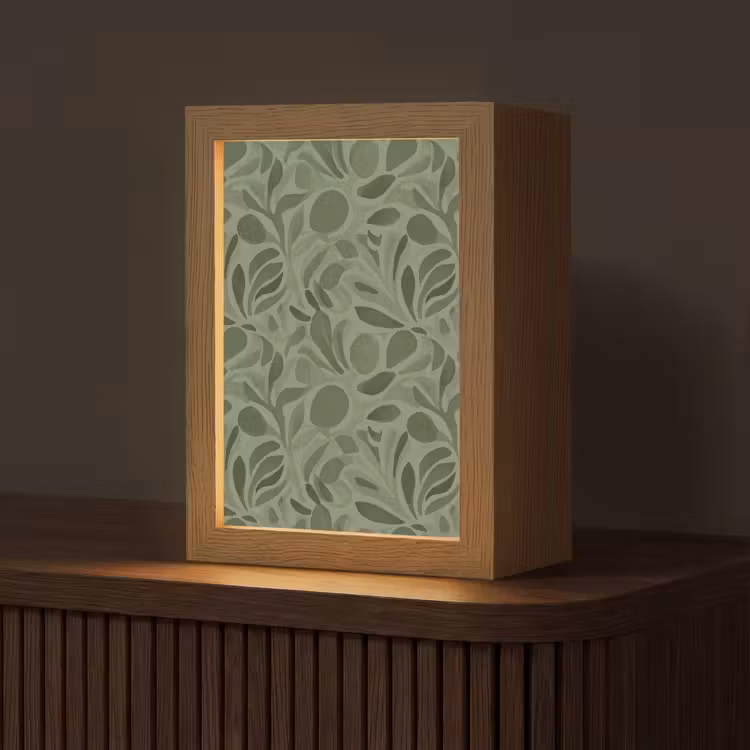 Tischlampe - Serene - Blätter - Grün — 1