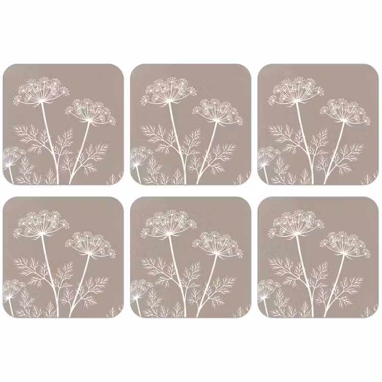Untersetzer​ - Grafik - Flötenkraut - Taupe — 1