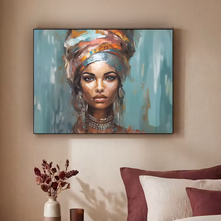 Art Frame - Frau - Kunst - Schmuck - Porträt — 2