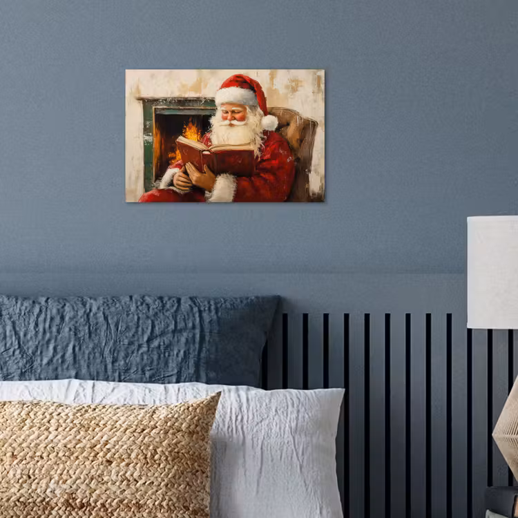 Poster - Weihnachten - Weihnachtsmann - Winter - Open Fireside — 3