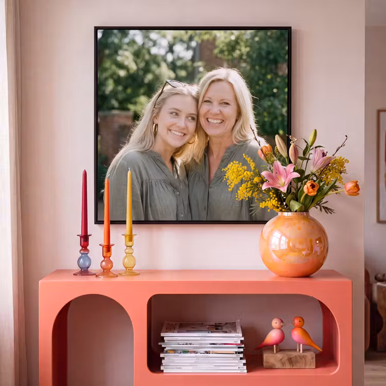 Foto auf Leinwand mit Schattenfugenrahmen — 3