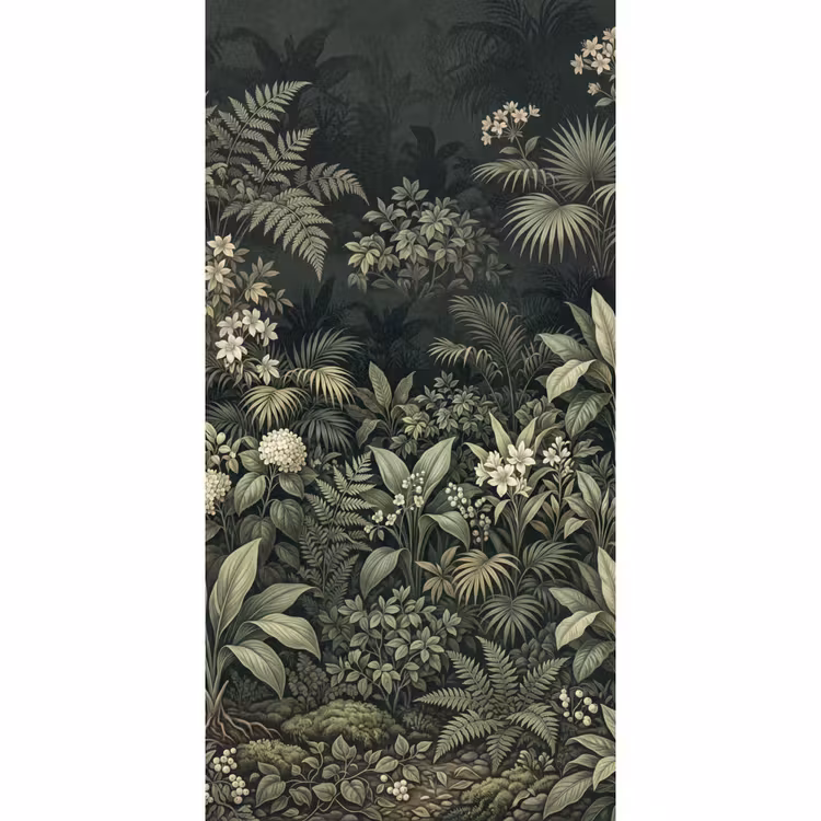 Tapete - Dschungel - Blätter - Botanisch - Grün — 2