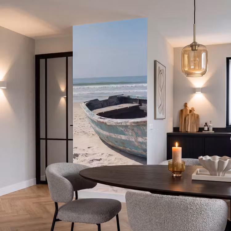 Tapete - Boot - Sandstrand - Meer — 5