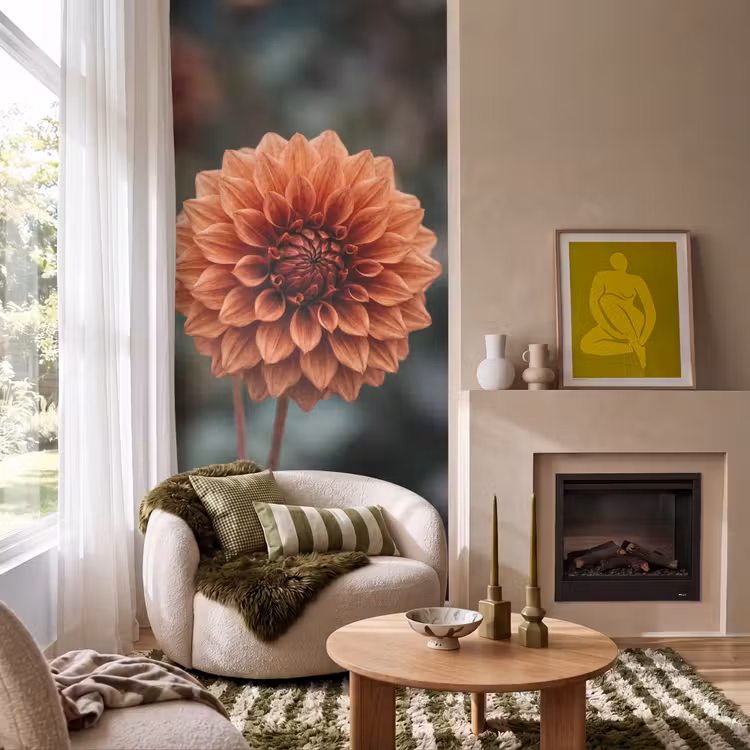 Tapete - Dahlie - Blume - Natur - Atmosphärisch — 1