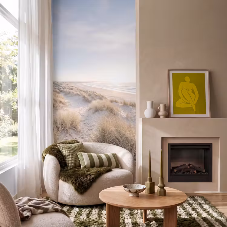 Tapete - Dünen - Strand - Beige — 1