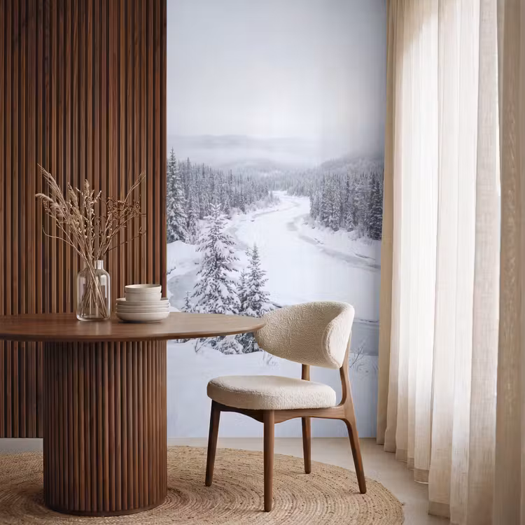 Tapete - Fluss - Gefroren - Landschaft - Winter — 4