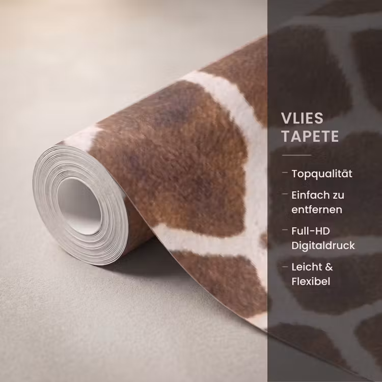 Tapete - Giraffe - Mantel - Klassisch - Braun — 3