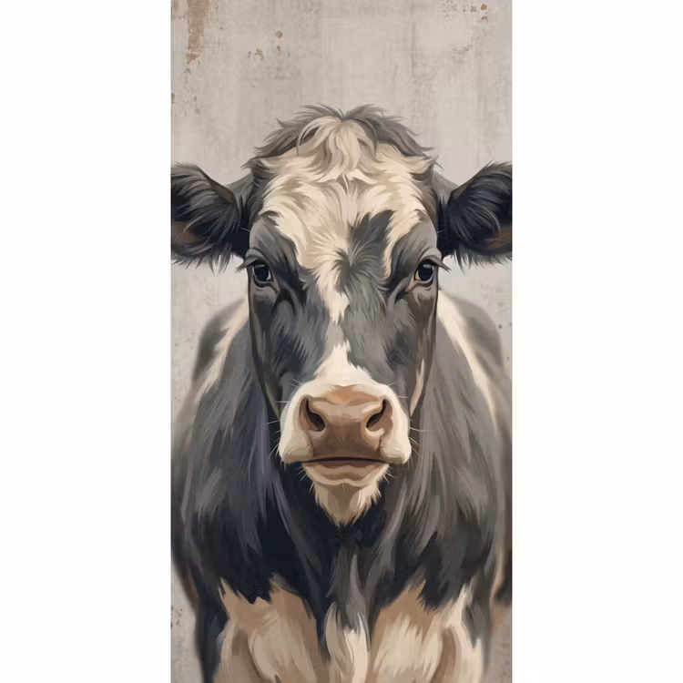 Tapete - Kuh - Porträt - Tiere - Modern — 2