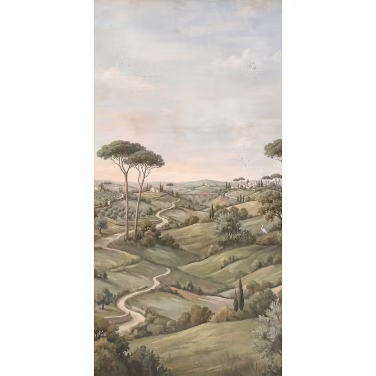 Tapete - Landschaft - Hügel - Sandiger Weg - Grün — 2