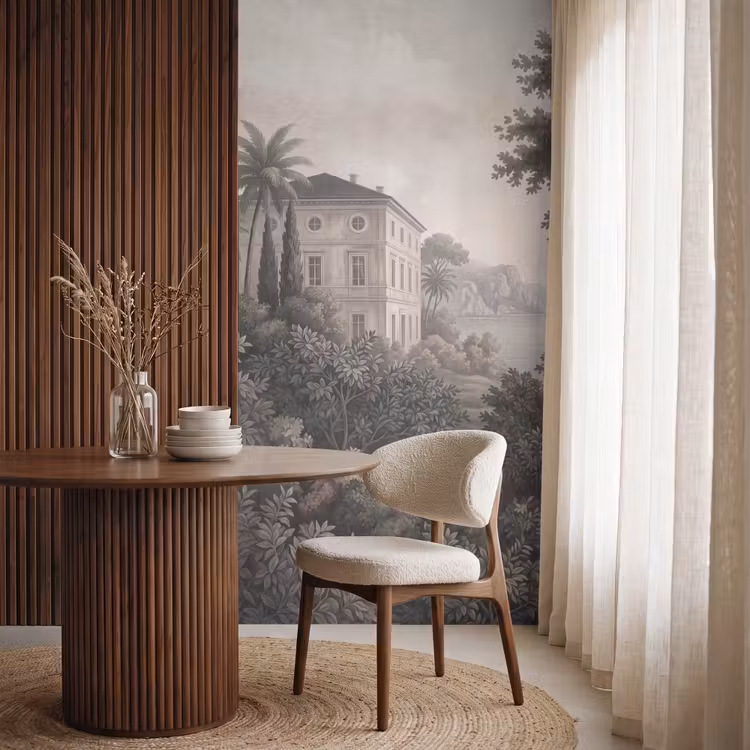 Tapete - Meer - Villa - Beige — 4