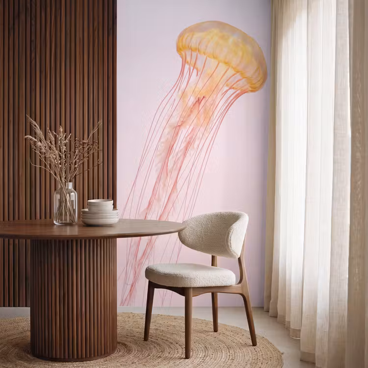 Tapete - Ornate - Qualle - Rosa — 4