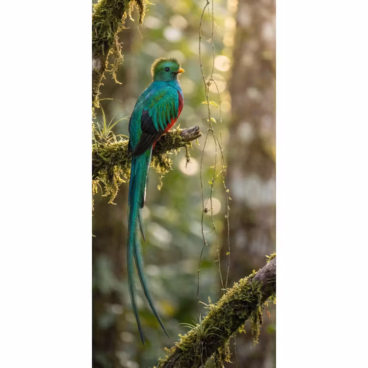 Tapete - Quetzal - Dschungel - Natur - Grün — 2