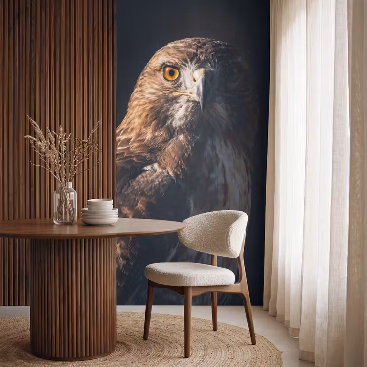 Tapete - Raubvogel - Mäusebussard - Braun — 4