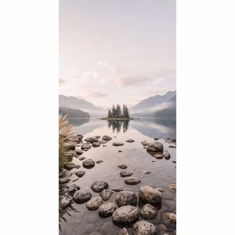 Tapete - See - Berge - Landschaft - Grün — 2