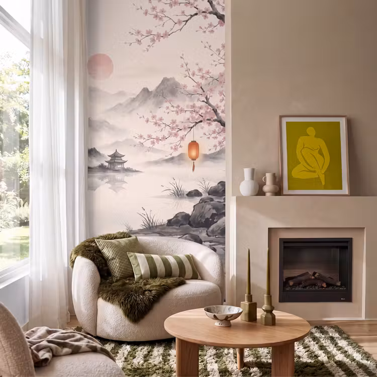 Tapete - Sonne - Japanisch - Traditionell — 1
