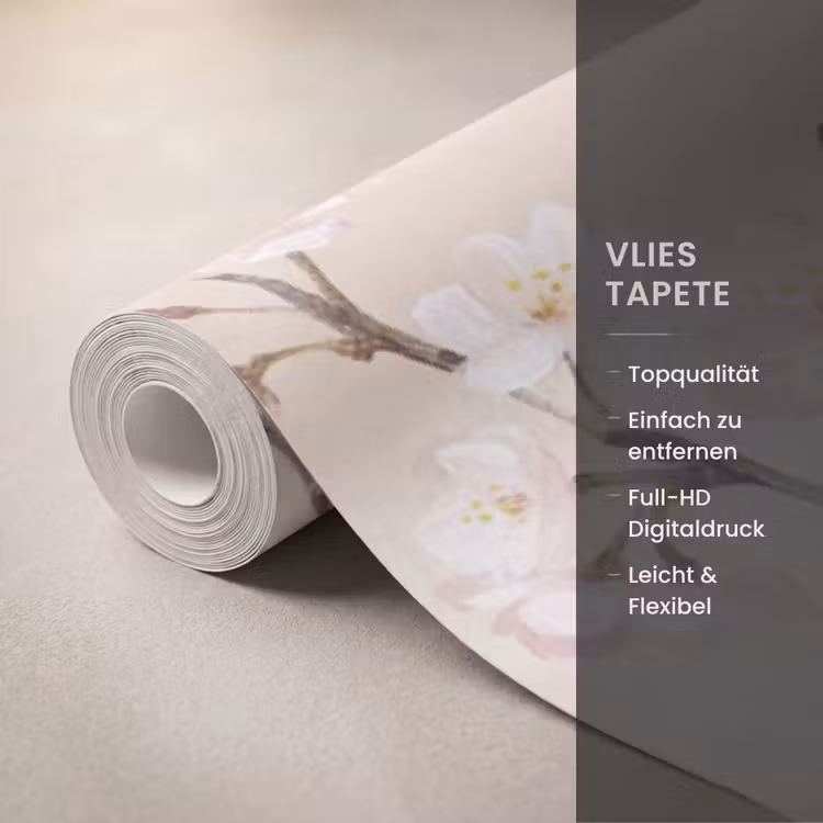 Tapete - Blossom - Illustration - Taupe — 3