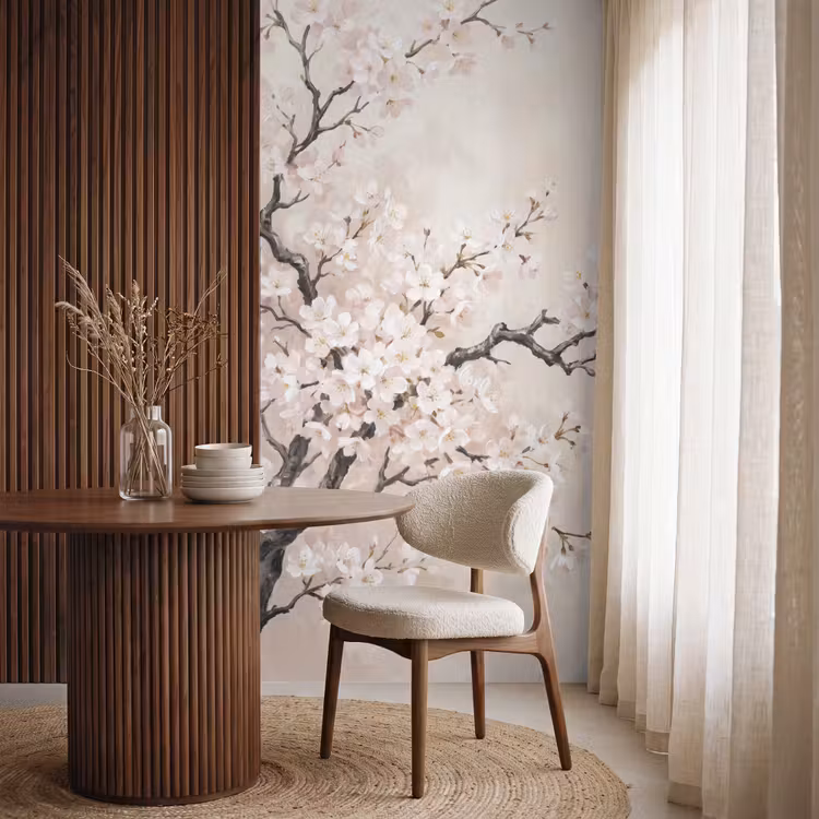 Tapete - Blossom - Illustration - Taupe — 4