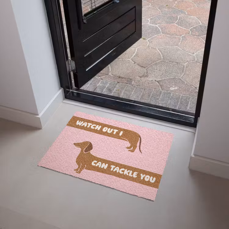 Fußmatte - Zitat - Rosa - Hund — 4