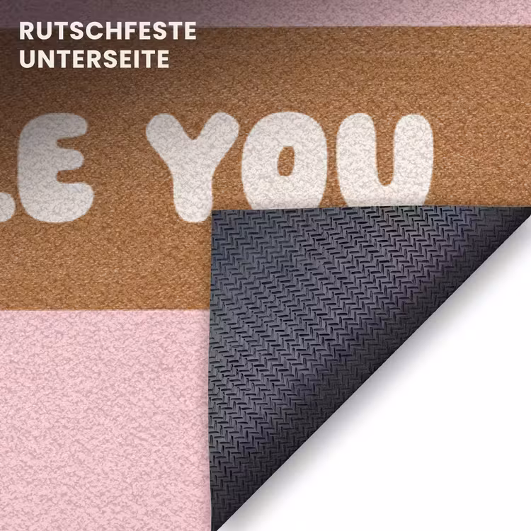 Fußmatte - Zitat - Rosa - Hund — 6