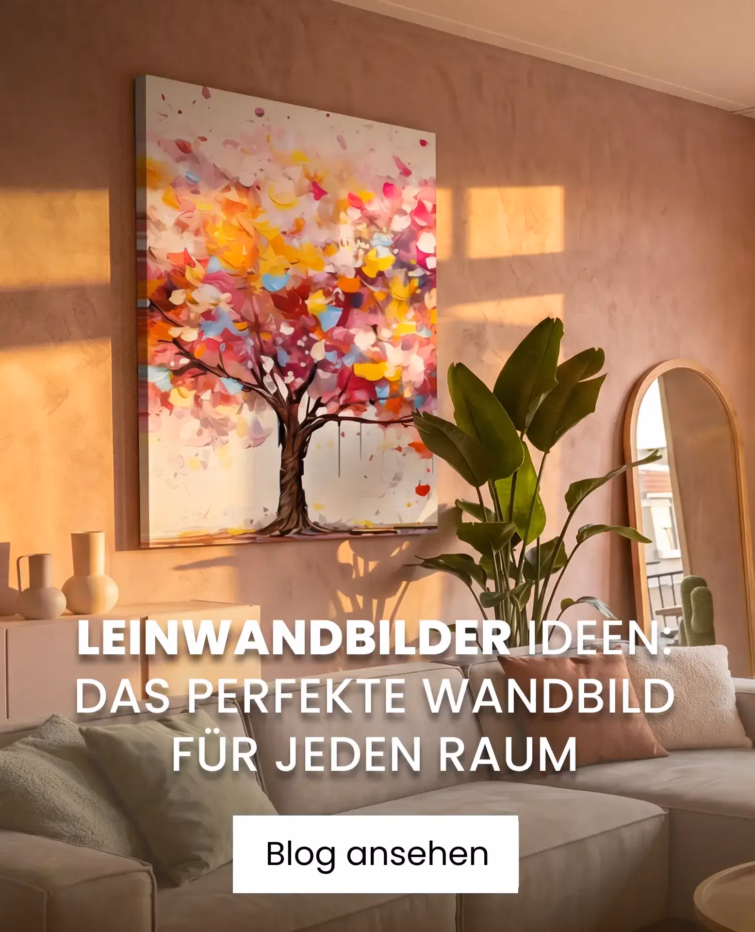 Leinwandbilder-Ideen: Bild mit Baum
