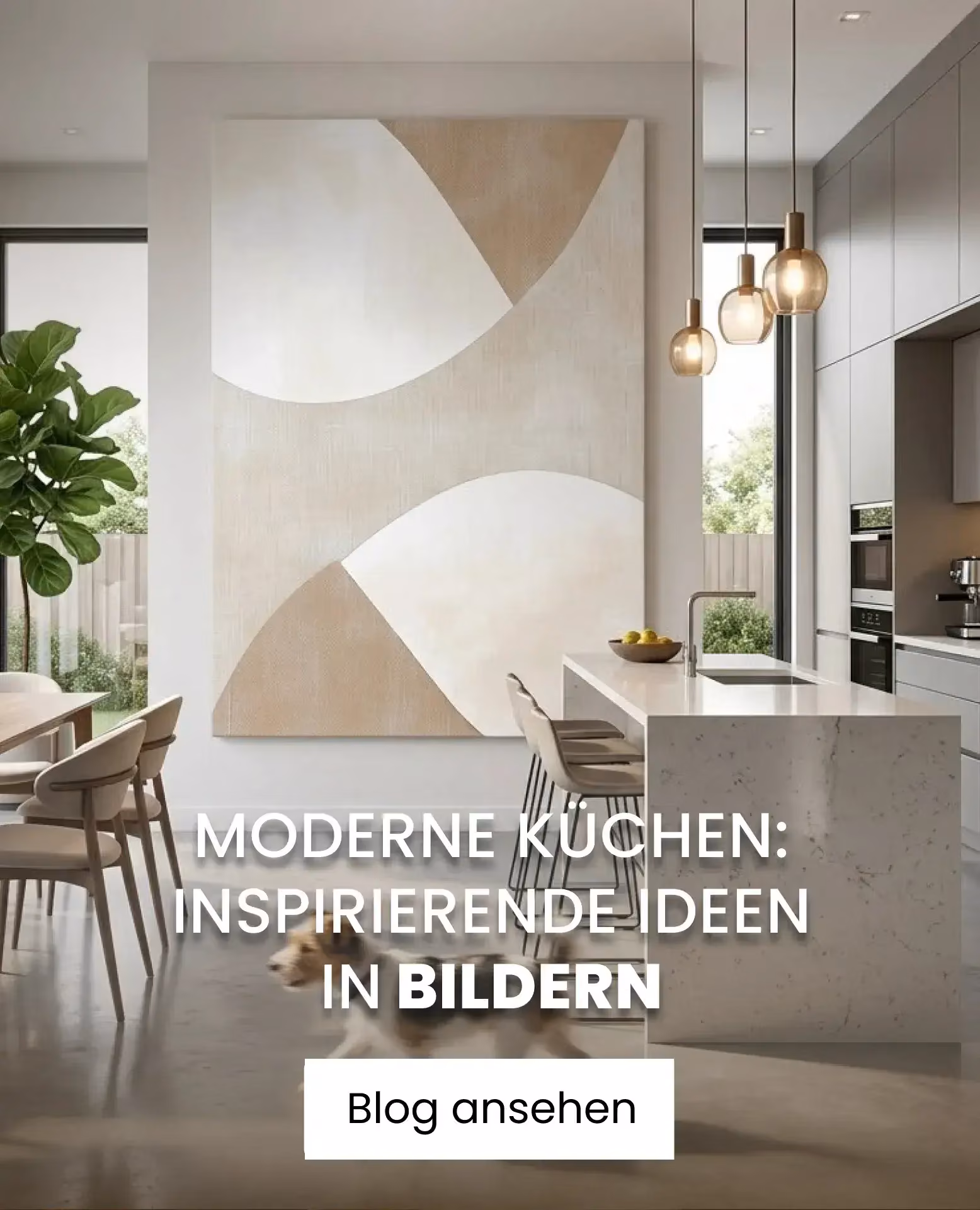 Modernes Canvas-Bild, abstrakt