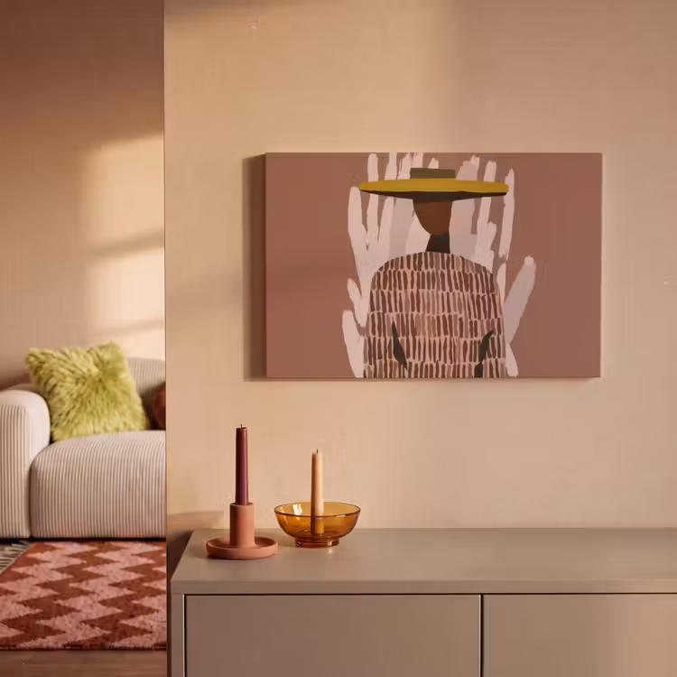 Leinwandbild - Abstrakt - Abbildung - Illustration - Hut — 2