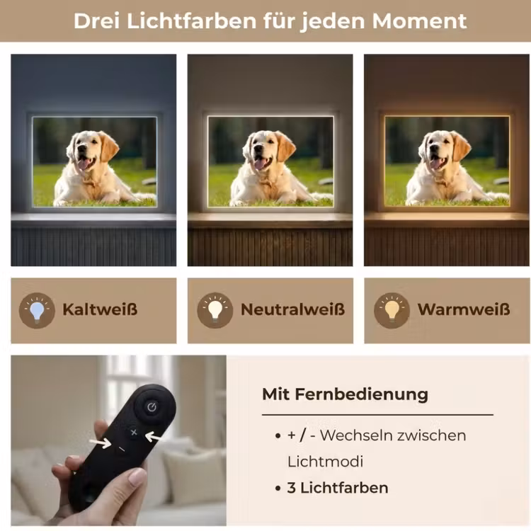 Foto auf Lightbox - Wandleuchte — 4