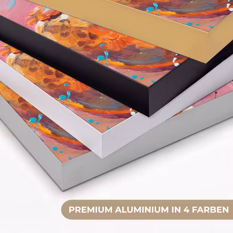 Art Frame - Meeresleben – Hummer – Spritzer – Abstrakt – Rosa — 5