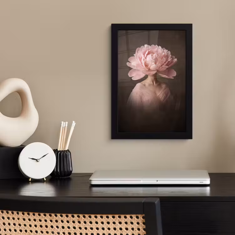 Bilder mit Rahmen - Gesicht - Rose - Rosa — 2