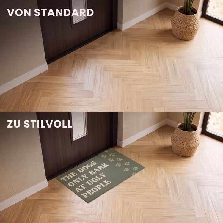 Fußmatte - Grün - Tier - Zitat — 3