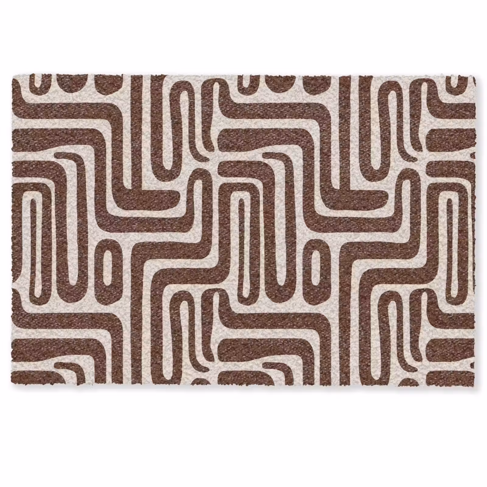 Fußmatte - Abstrakt - Muster - Braun — 1