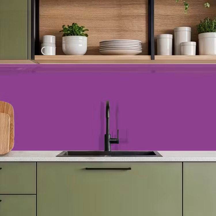 Küchenrückwand - Lila - Farben - Unifarben — 8