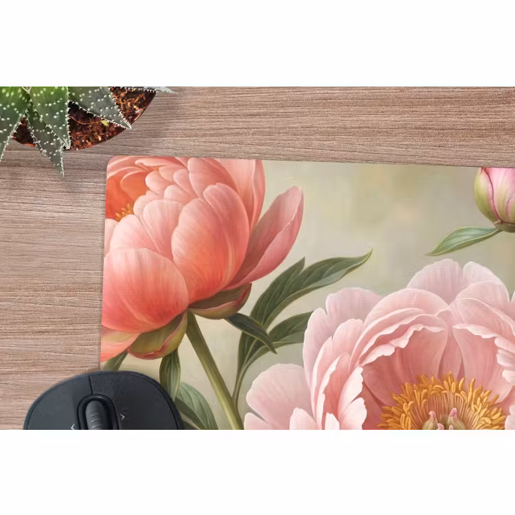 Mauspad - Blumen – Rosa – Klassisch – Detailreich – Natur — 4