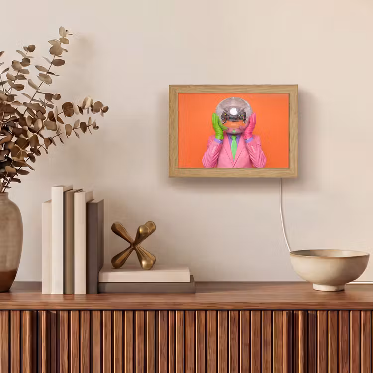 Lightbox - Wandleuchte - Kunst – Discokugel – Bunt – Modern – Studio — 4