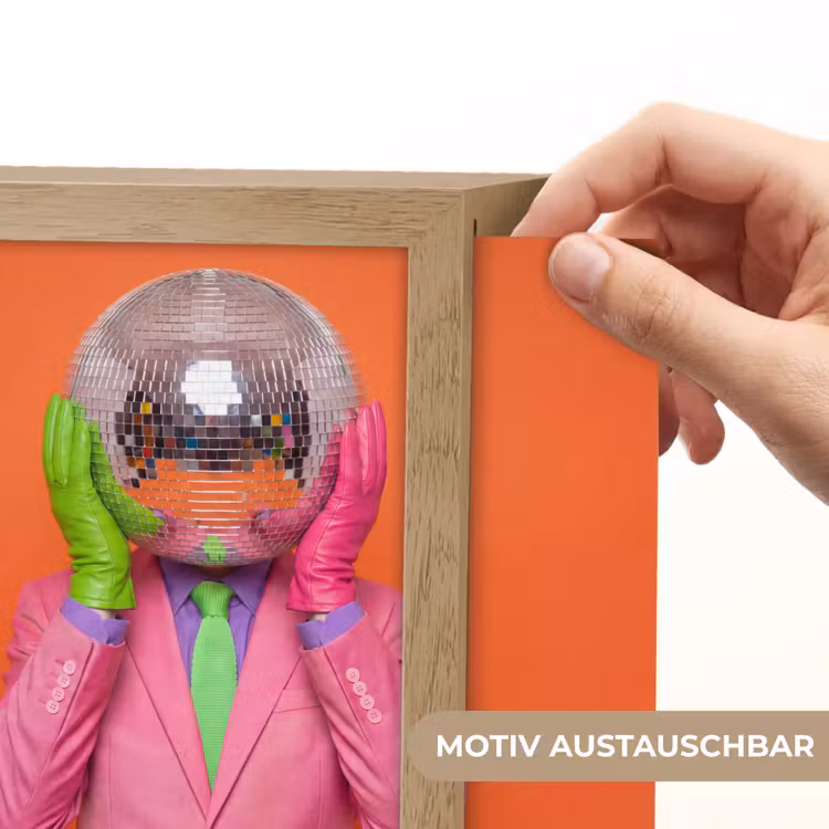 Lightbox - Wandleuchte - Kunst – Discokugel – Bunt – Modern – Studio — 6