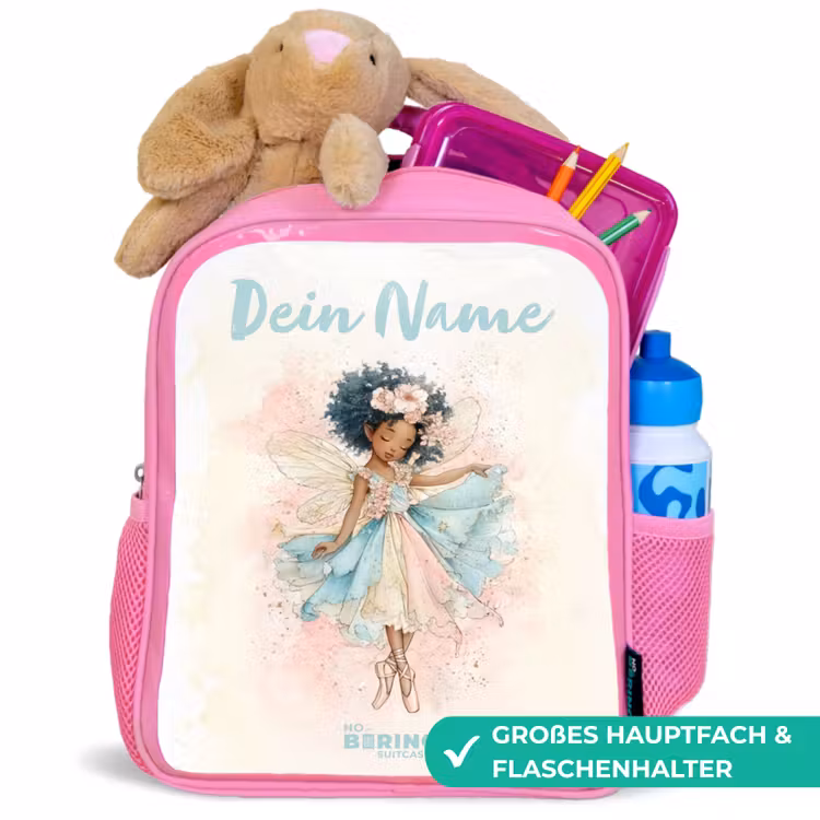 Rucksack Kind - Rosa - Elf - Ballett - Farbenfroh — 3
