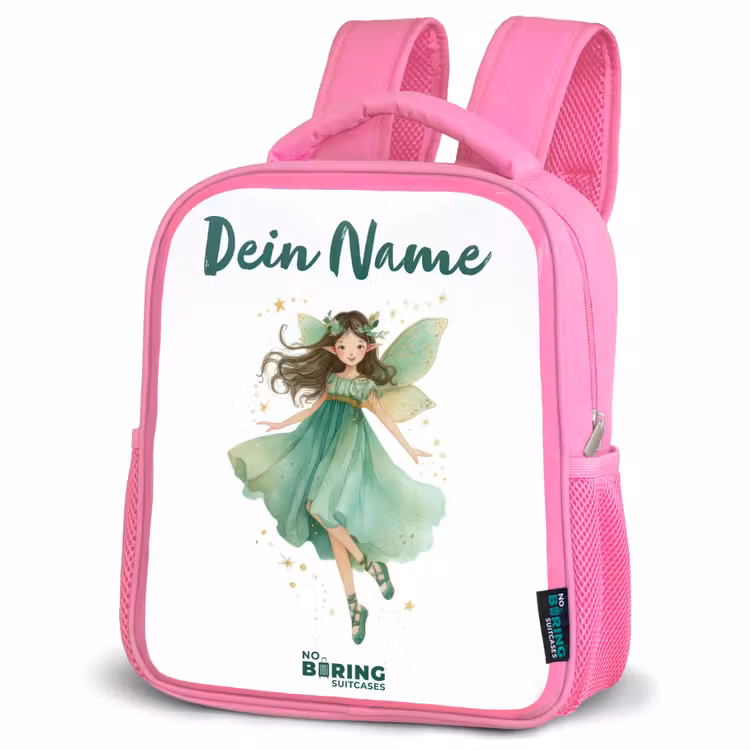 Rucksack Kind - Rosa - Schwebende grüne Elfe — 2