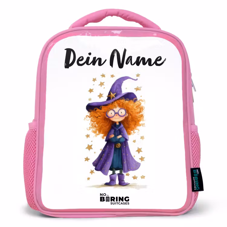 Rucksack Kind - Rosa - Sternenzauber mit Locken — 1