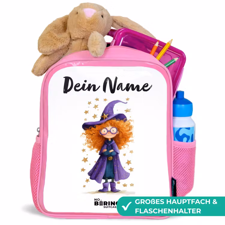 Rucksack Kind - Rosa - Sternenzauber mit Locken — 3