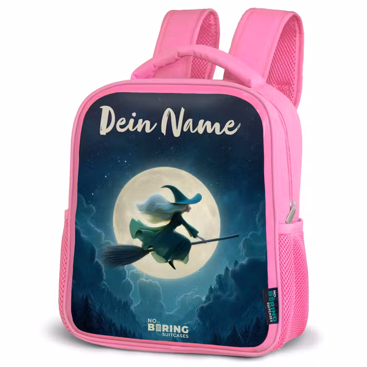 Rucksack Kind - Rosa - Nachtflug über den Wald — 2